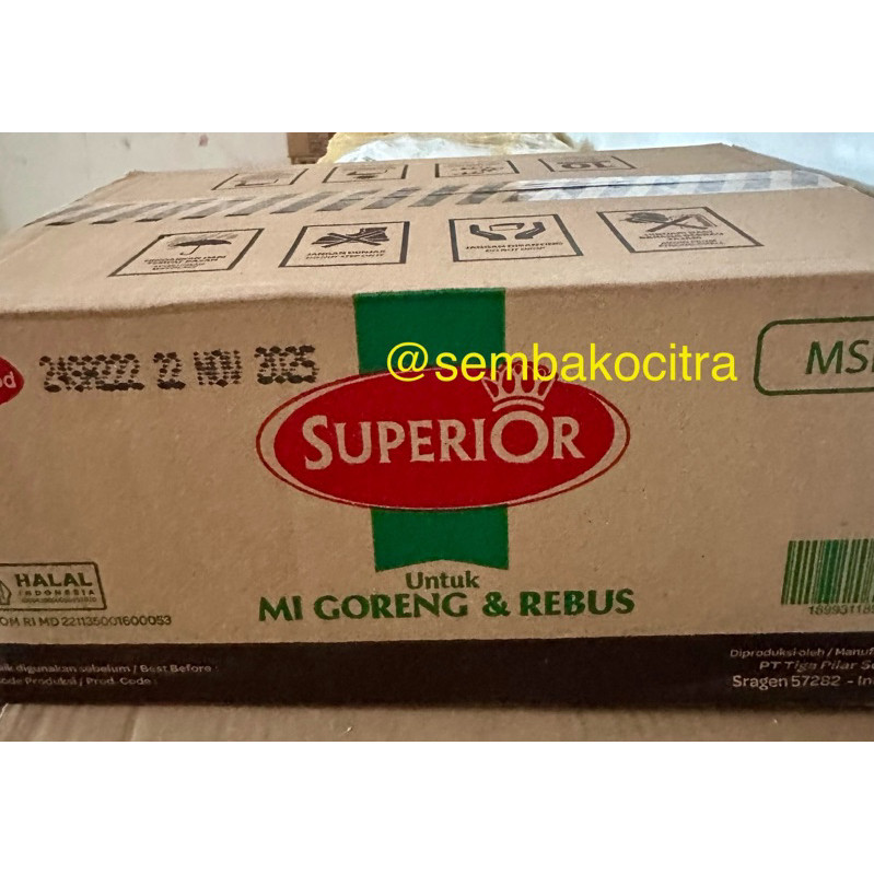 MIE SUPERIOR DUS / MIE SUPERIOR 1 DUS isi 6 x 600gram