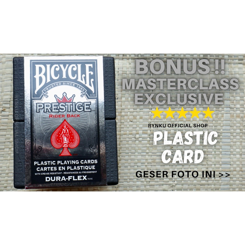 KARTU REMI BICYCLE PRESTIGE PLAYING CARD (KARTU PLASTIK)