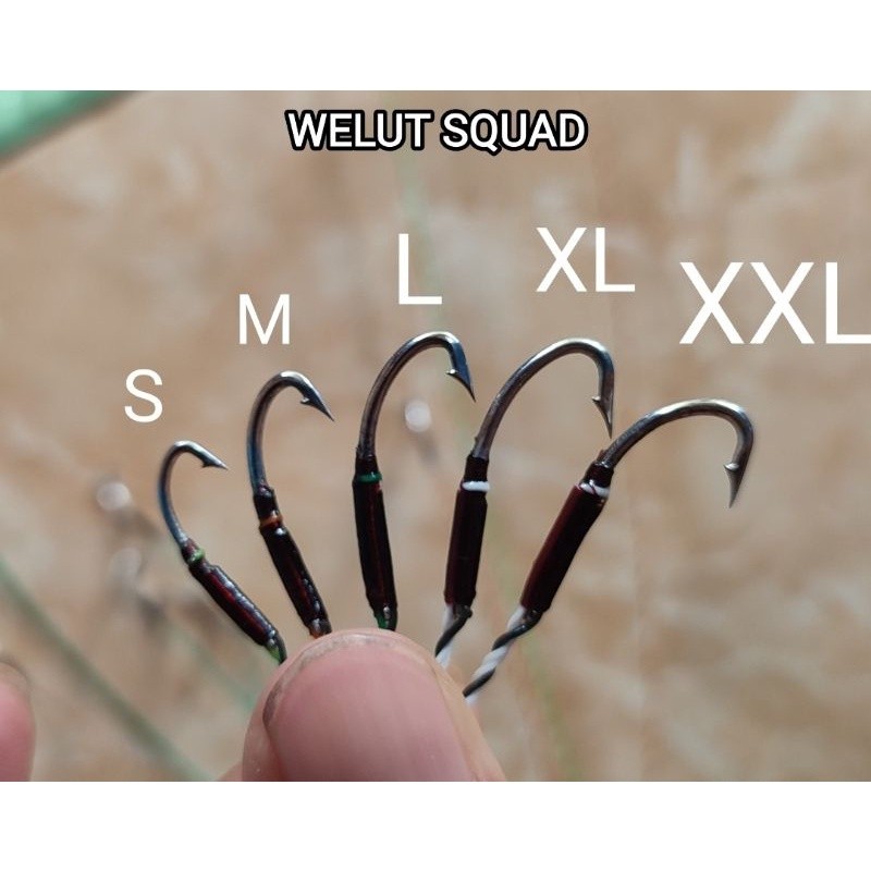 TERBARU Pancing Belut Welut Squad  Model Senggol Bac0k  Siap Pakai hf-3