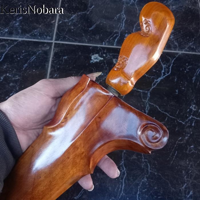 Warangka Bethok Bahan Kayu Jati Alas Finishing Plituran Garap Alusan laris manis