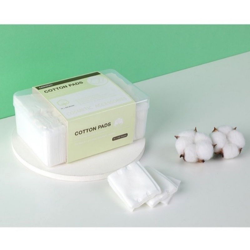 DENPASAR MINISO Cotton Pads Kapas Miniso Kapas Wajah Combination Thick and Thin Cotton Pad