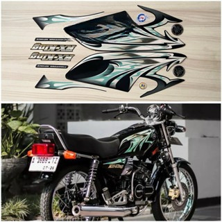 STIKER STRIPING RX KING HIJAU 2006 FULLSET EMBLEM STRIPING RX KING HIJAU BOK AKI RX KING FULLSET STR