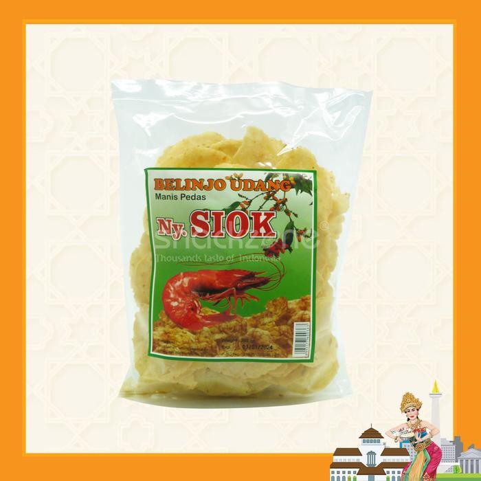 [SIMARI] Emping Udang Pedas Manis Ny.Siok/Belinjo Udang Manis Pedas Ny.Siok