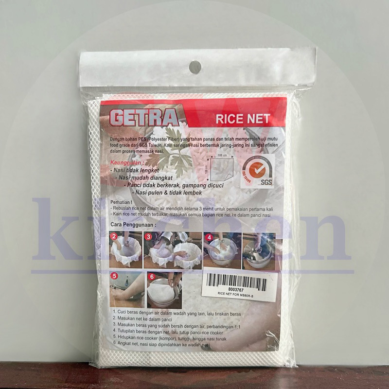 GETRA Rice Net RN-106 / Jaring Nasi / Puring Nasi (Ready Stock)
