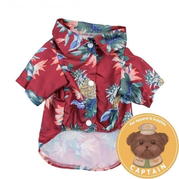 [54]  Baju Anjing Murah Lucu - Baju Untuk Anjing - Baju Pantai Hawaii