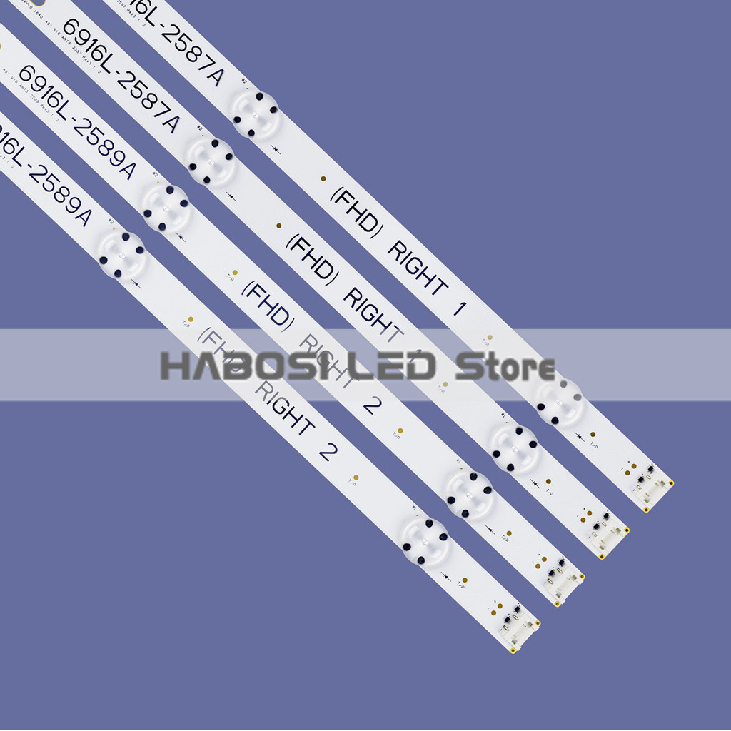 New 8pcs 6916L 2588A 2586A 2587A 2589A 49LW540S 49LH609V ZF 49LH615V ZE 49LH6420 NE 49LH630V ZJ 49LH