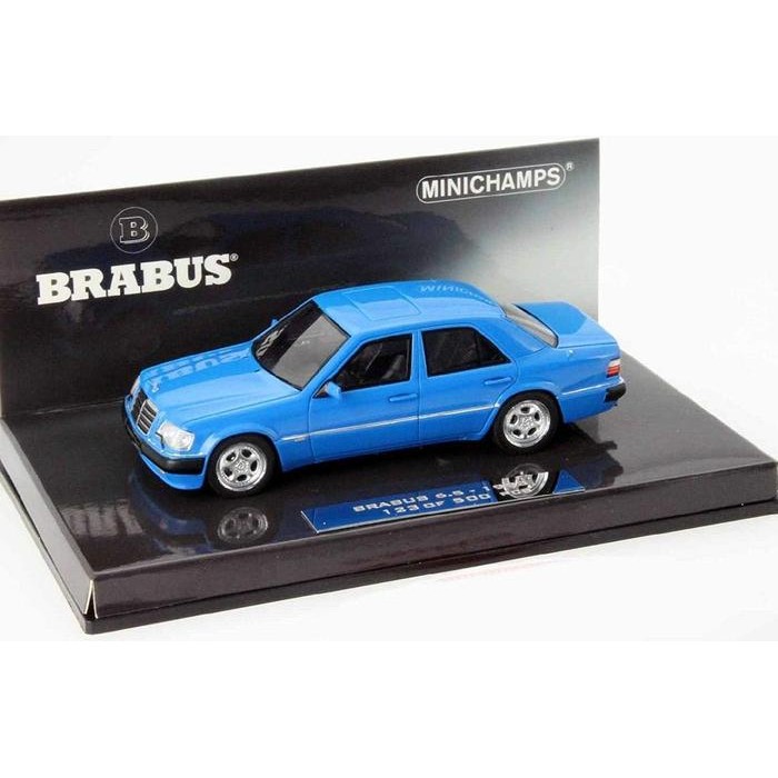 1/43 MINICHAMPS BRABUS 6.5 500E W124 1989 BLUE