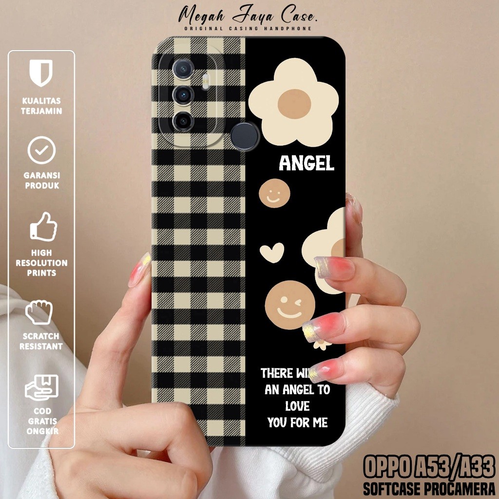Case OPPO A53 / OPPO A33 - Softcase Hp OPPO A53 / OPPO A33 Motif BUNGA - Silikon Hp OPPO A53 - Casin