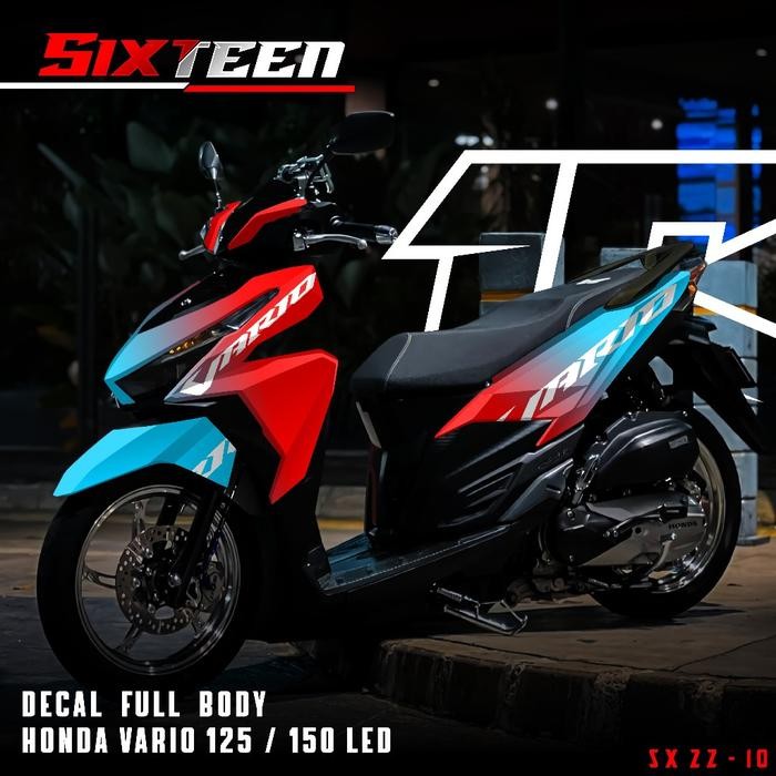 (COD) TERBARU Decal Sticker Vario Led 125 / 150 cc 2015 2016 2017 Full body - Stiker Variasi Vario 1