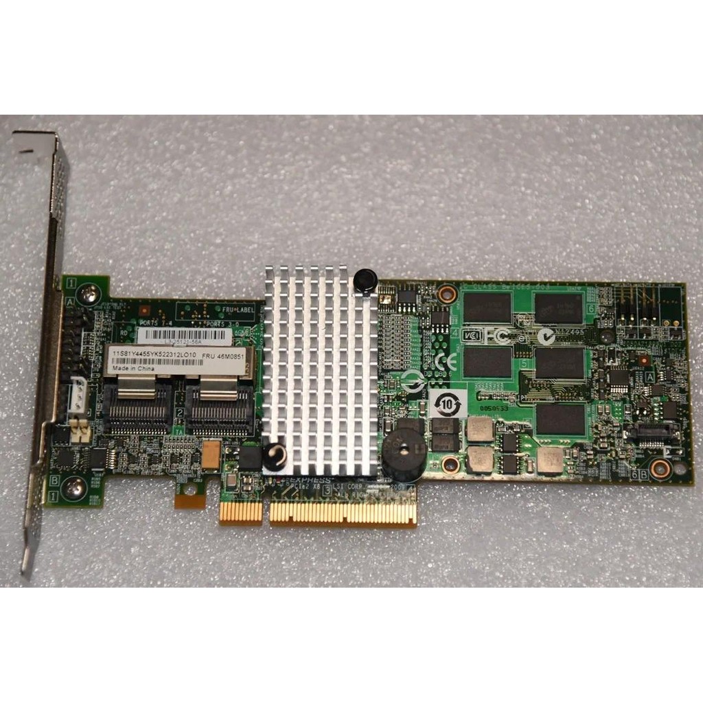 LSI MegaRAID SAS 9260-8i LSI00202 IBM M5015 512MB Cache  6Gb RAID0.1.5 PCI-E 2.0 X8 Controller Card 