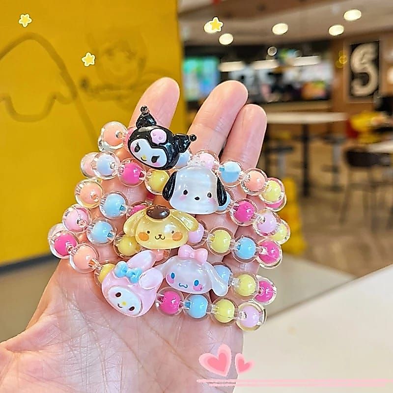 GELANG ANAK MANIK KOREA KARAKTER LUCU / GELANG ANAK MANIK MANIK JELLY / BEADS BRACELET KOREA