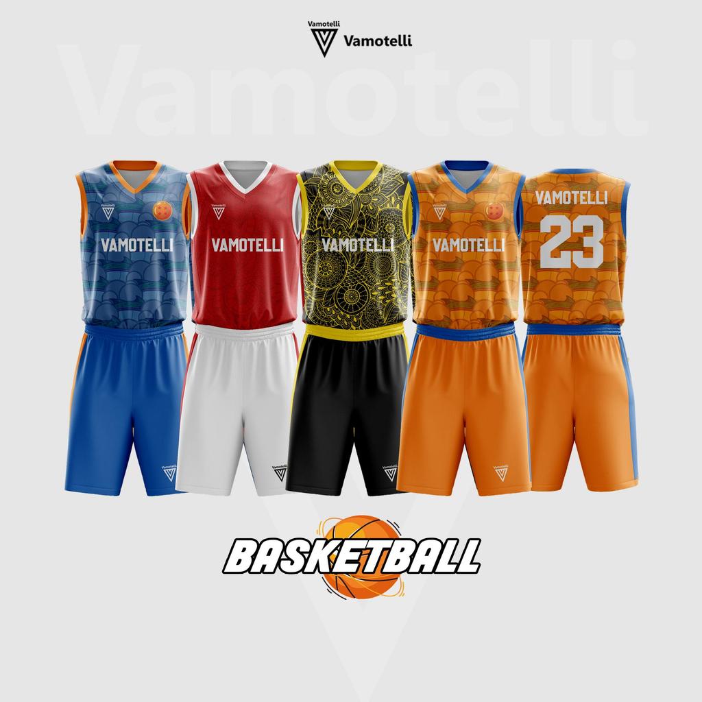Vamotelli Basketball Custom Setelan Jersey - Champion's Pride Series