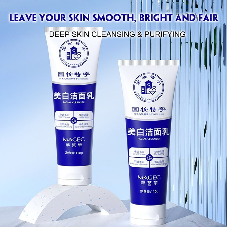 Sabun Pembersih Wajah Pembersih Mendalam Nasional Pengontrol Minyak Susu Pembersih Niacinamide