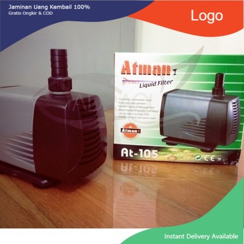 Atman 105 Pompa Kolam/Aquarium Mesin Kolam