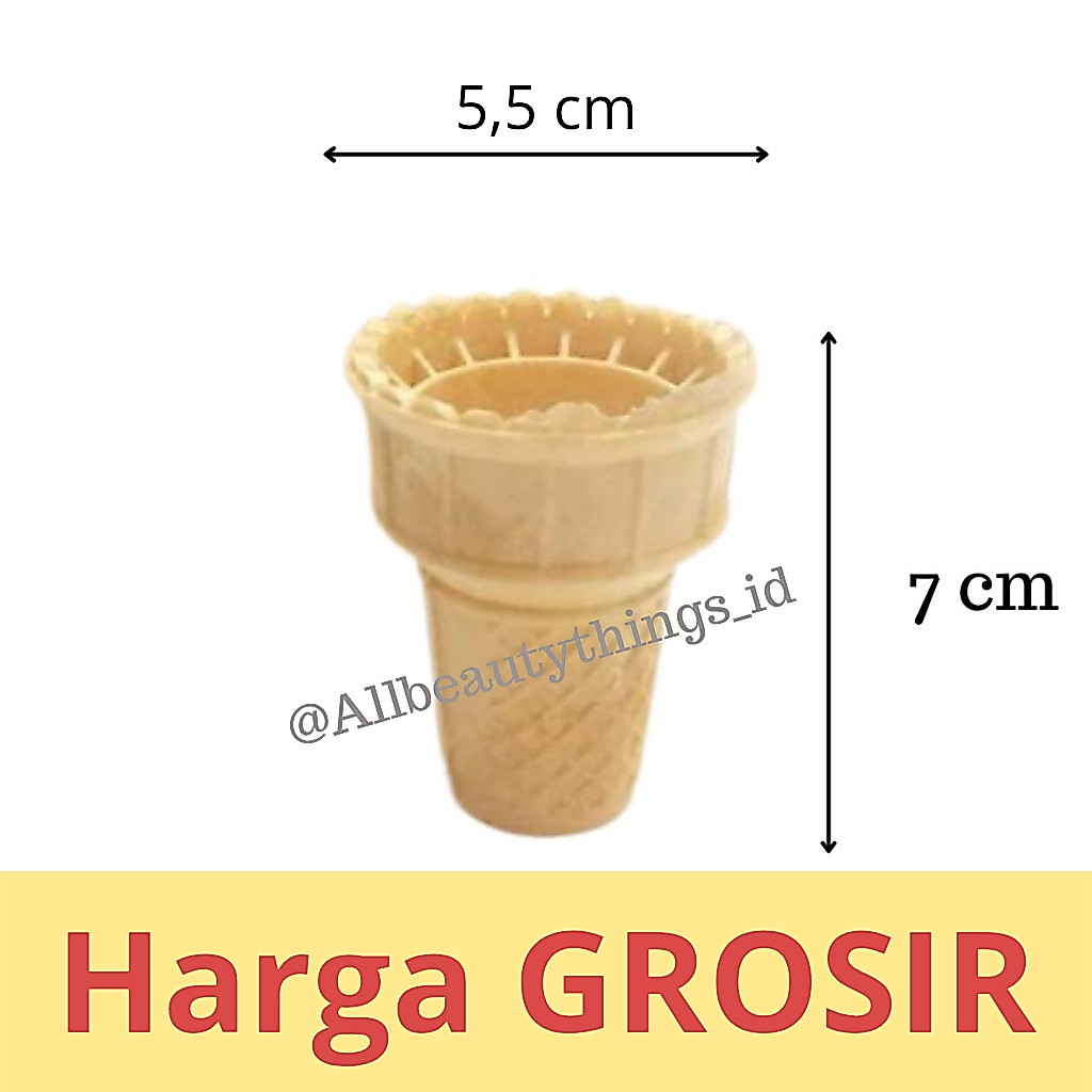 Cone Ice Cream MCD Isi 10 kerupuk es krim