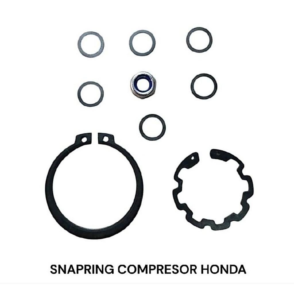 Snap Ring Kompresor AC Mobil Honda Jazz Lama CRV Freed Jazz RS New City Genio Model Kompresor sanden