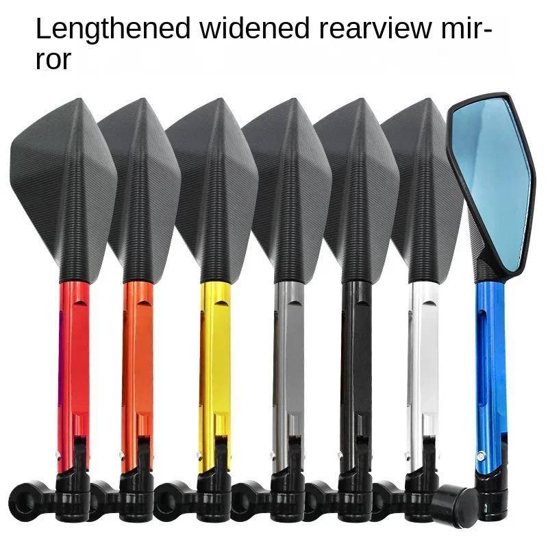 Aksesoris Motor Kaca Spion Aluminium Kaca Spion Samping Untuk YAMAHA MT07 MT09 Untuk Honda CB650F Un