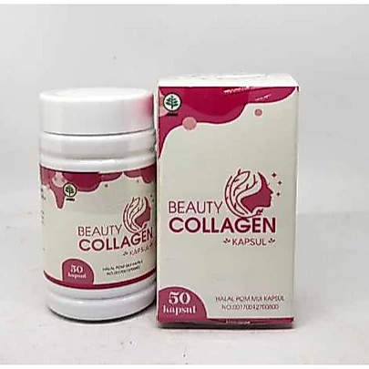 Beauty Glow Kolagen/Kapsul Beauty Collagen | Premium Collagen kapsul kulit kenyal 50 kapsul