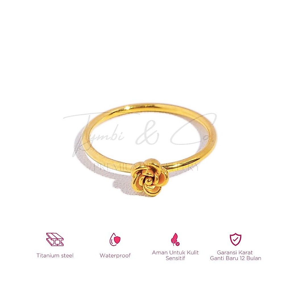 Tymbi&Co - Collin Ring | Cincin Titanium Anti Karat