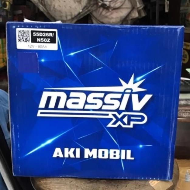 AKI BATERAI BASAH MASSIV XP N50Z/55D26R 60AH GENSET ISUZU ELF