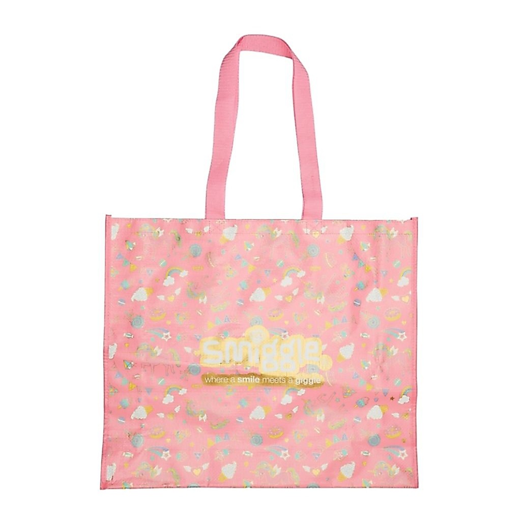 TAS SMIGGLE LARGE REUSABLE BAG PINK FIESTA UNICORN