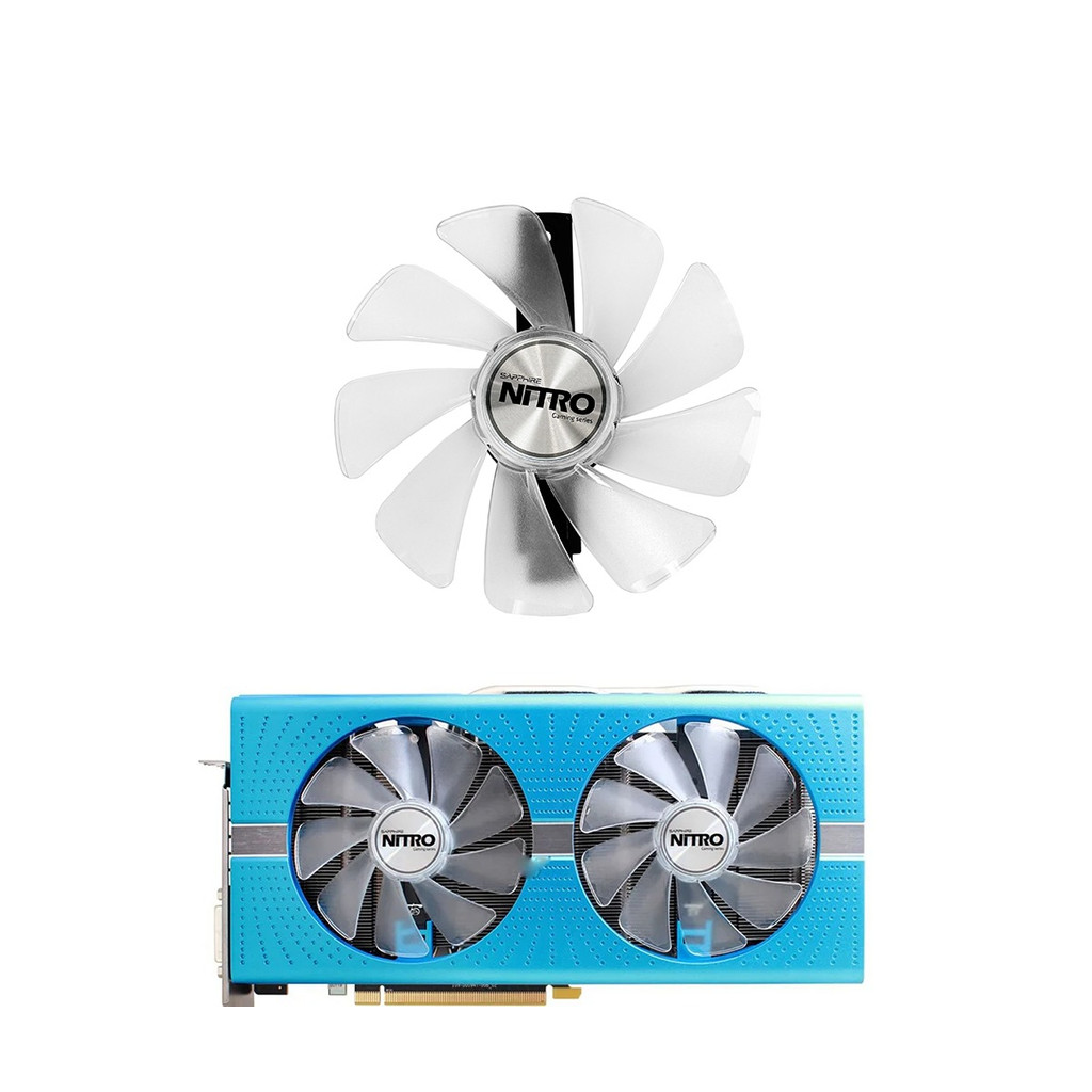 CF1015H12D RX580 RX590 Cooling Fan For Sapphire RX 470 480 570 580 590 NITRO Special Edition Graphic