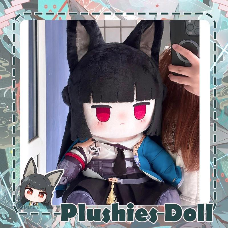 Game Zenless Zone Zero Hoshimi Miyabi Plush Doll Stuffed Sitting Toy Plushie Anime Dress-up Figure S