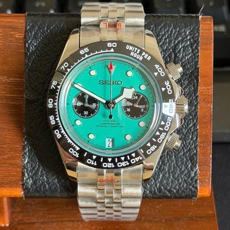 Seiko Daytona Blue Miami Blackbay VK63 Chronograph Special