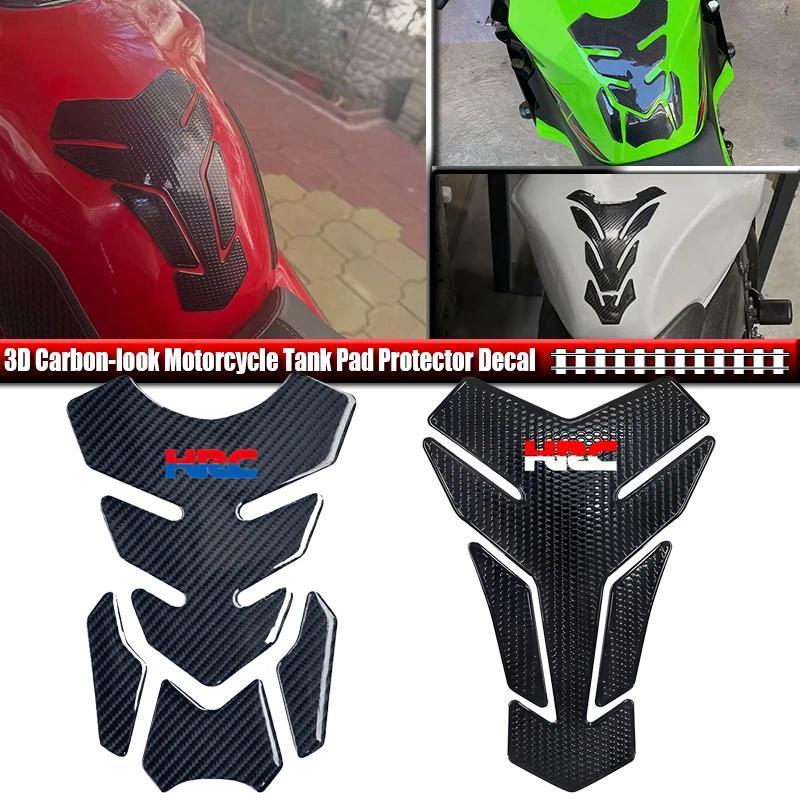 Cocok Untuk CBR1000 600RR CB400 CB750 CB1300 HORNET HRC logo Pelindung Tangki Serat Karbon Asli Stik