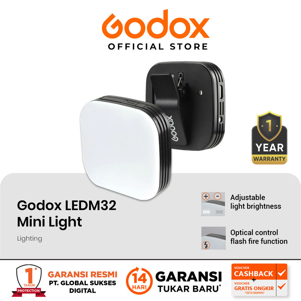 Godox LED 32 Smartphone Mini Light / Godox LEDM32 / Godox LED M32
