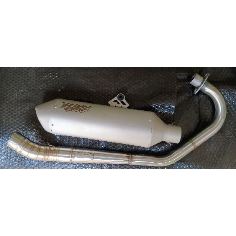 knalpot copy KTM 3V KJS original set leheran semi cacing