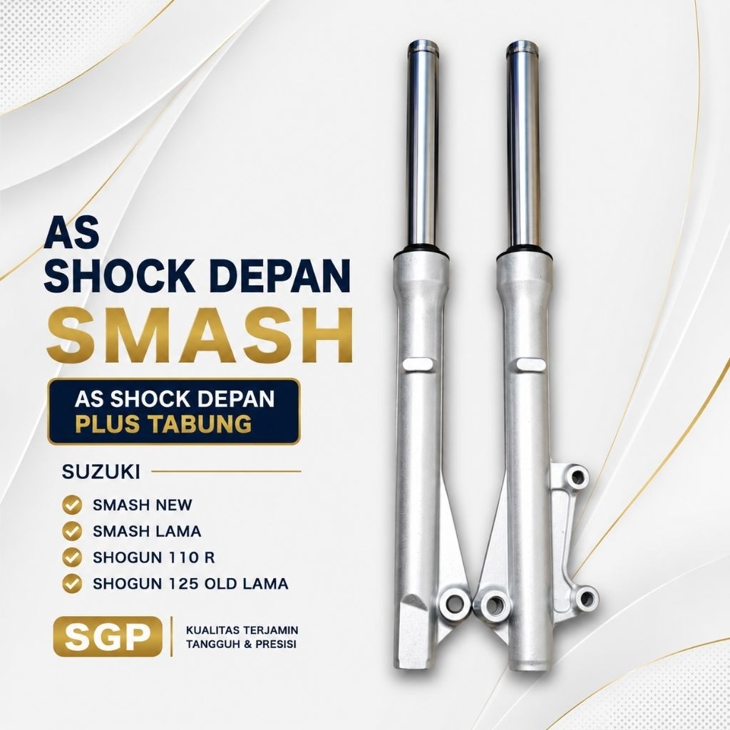 As Shock Depan Smash As Shock Depan Plus Tabung Suzuki Smash new, Smash lama, Shogun 110 R, Shogun 1