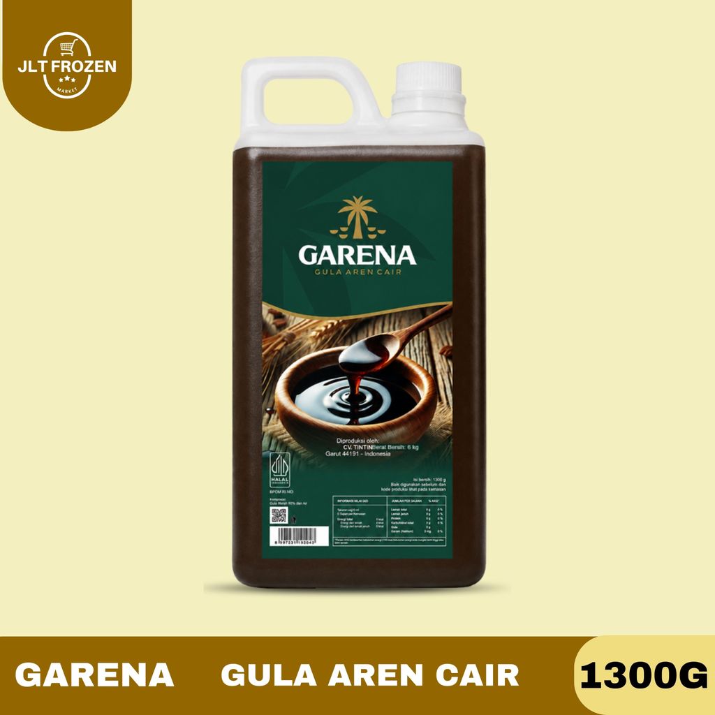 Garena Gula Aren Cair 1300g / Palm Sugar Syrup / Gula Aren Liquid / Sirup Gula Aren / Gula Merah / G