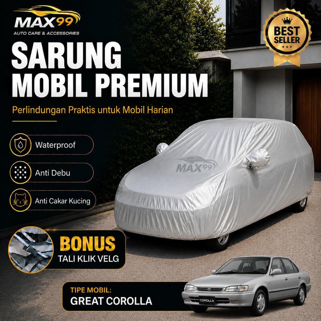 Sarung Mobil Great Corolla / Sarung Mobil Corolla Car Body Cover Greco / Selimut Mobil Corolla DX Wa
