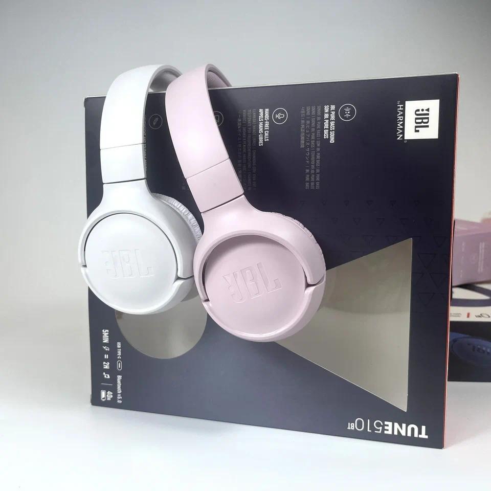 100% Original JBL TUNE 510BT Wireless Bluetooth Headphones Music Sports Headset Boys and Girls Mobil