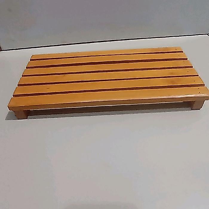 Palet Kayu Tatakan Piring & Panci Serbaguna Panjang 30Cm ,Palet Kayu Mahoni Natural Doff Terlaris