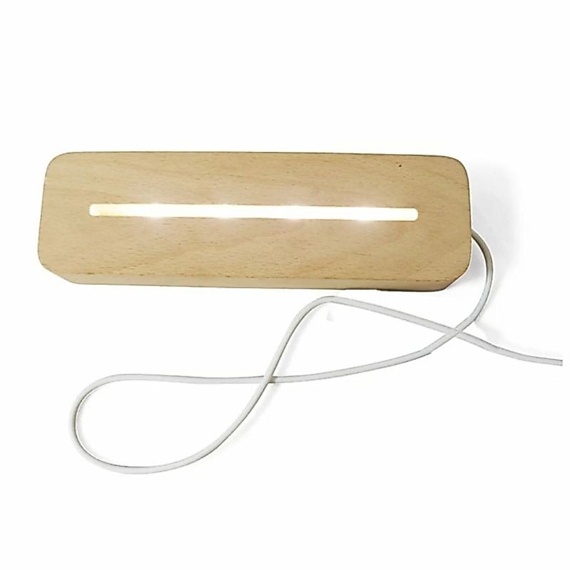 Stand Led A6 Acrylic / Dudukan Acrylic / Tatakan Lampu Hias Acrylic / Stand Acrylic