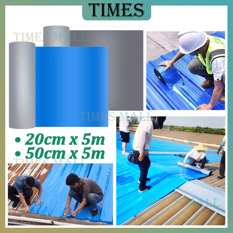 Waterproof Tape Lakban aluminium Anti Bocor/Aluminium Foil lakban Sangat Rekat Kuat/Perekat Pelapis 