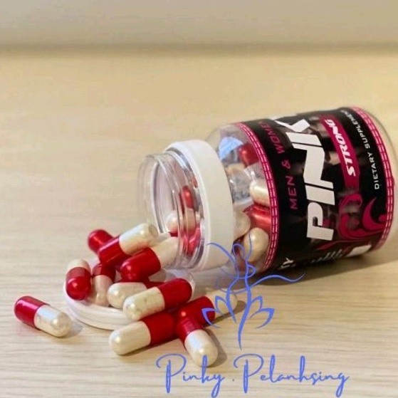 PELANSING PINKY STRONG OBT DIET KAPSUL PUTIH MERAH BODY SLIM MAGIC happy shopping