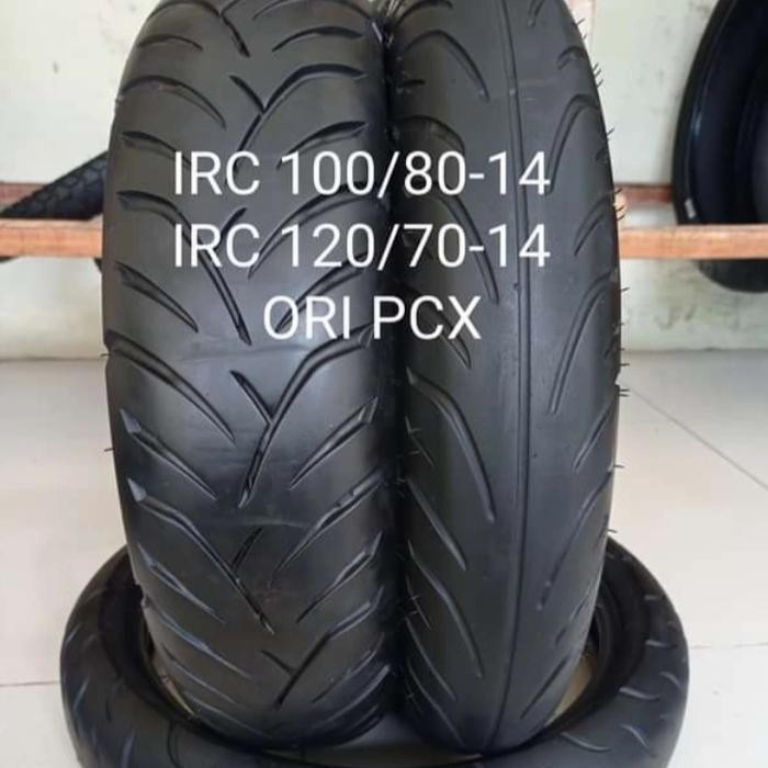 Ban IRC  100/80-120/70 Ring 14 Ban motor standar PCX