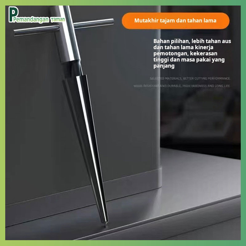 Mata bor spiral karbida tirus serbaguna, mata bor reamer manual untuk pertukangan kayu, mata bor rea