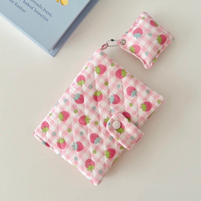 

Cotton Diary A5a6 Handbooks And Notebooks Strawberry Vintage Cotton Padded Handmade Book Jacket Korean Fabric