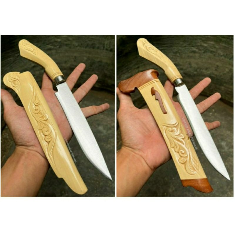 PISAU DAPUR KOPI UKIR LDUK BDK UKIR BAJA ASLI