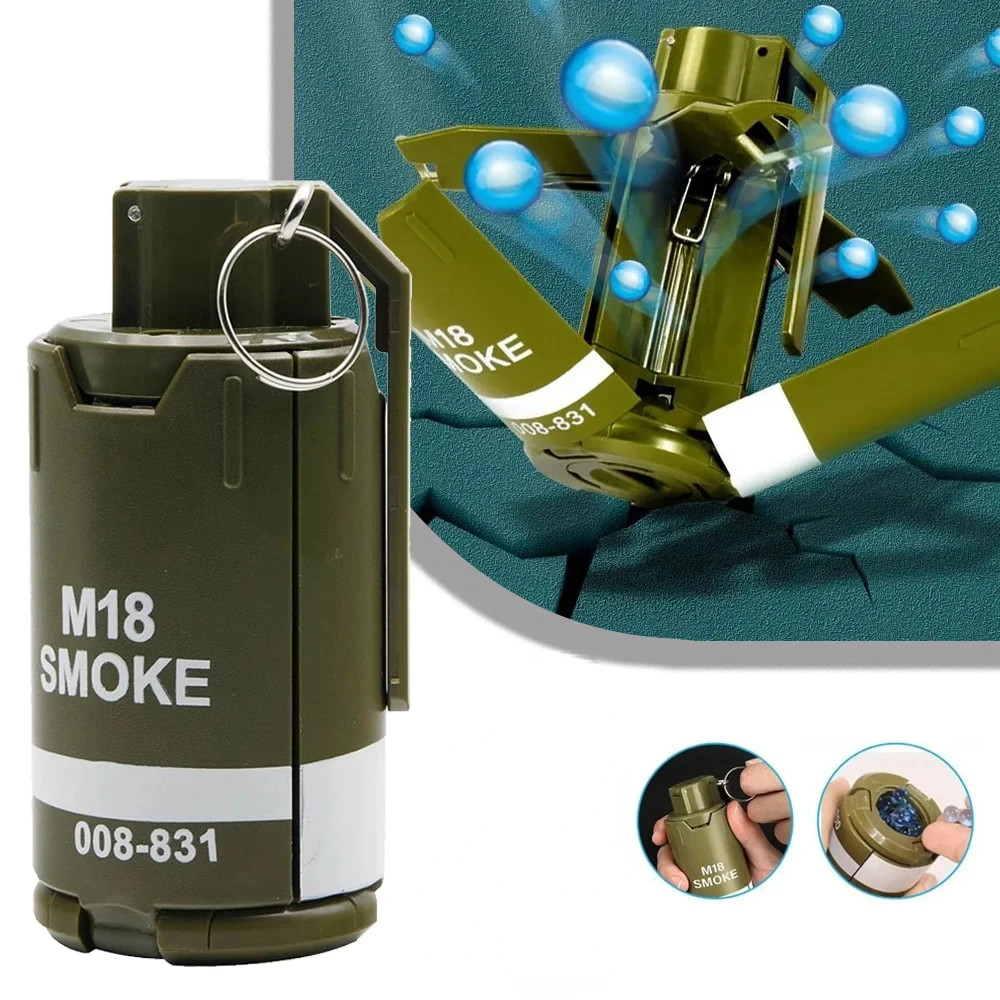 Tactical Grenade Model M18 Burst Mine Water Bomb Grenade Bouncing Smoke Grenade Airsoft Grenade Mode