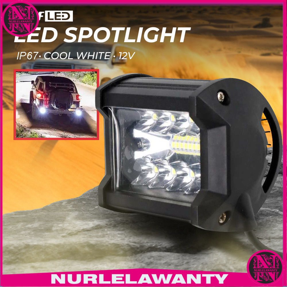 

- TaffLED Spotlight LED Foglamp Headlight Offroad IP67 Cool White 12V - JT050 -