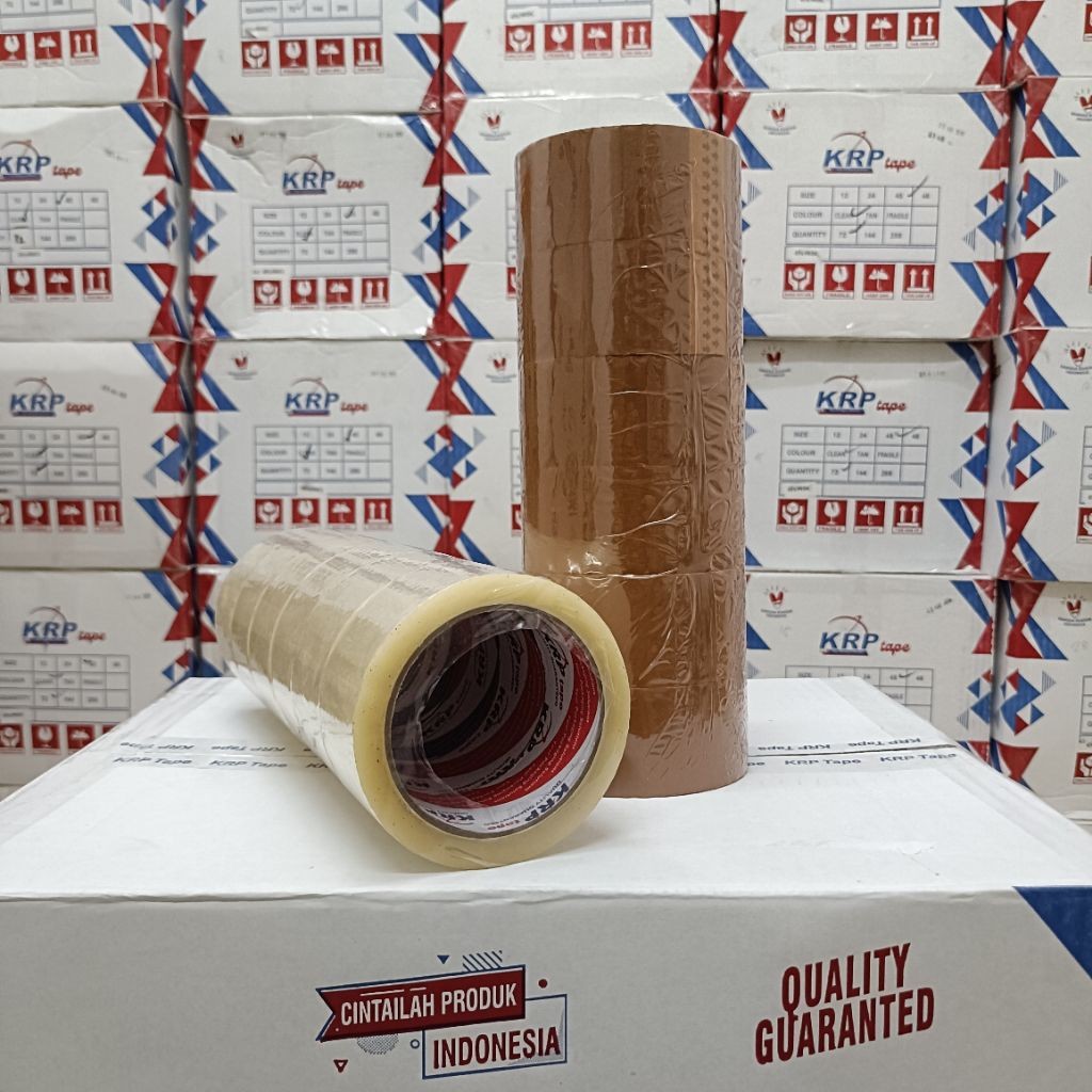 

Lakban 1 Dus Lakban Coklat 45mm x 90yard 1 Dus | Lakban Transparan | ISI 72 Pcs