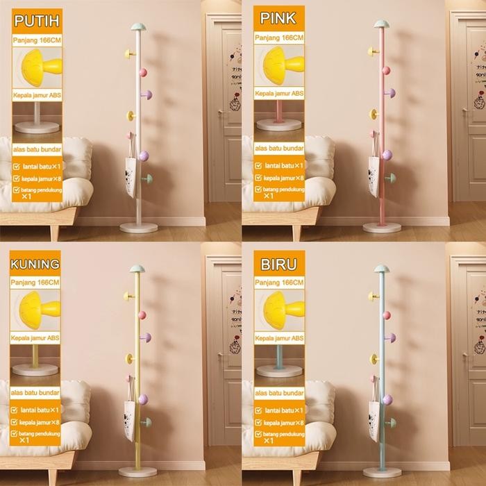 

Gantungan baju /Hanger Mantel Besi Sederhana /Rak Pakaian Vertikal Berdiri Di Lantai/ Rak Pakaian Kamar Tidur Ruang hanger baju gantungan berdiri aesthetic - acak