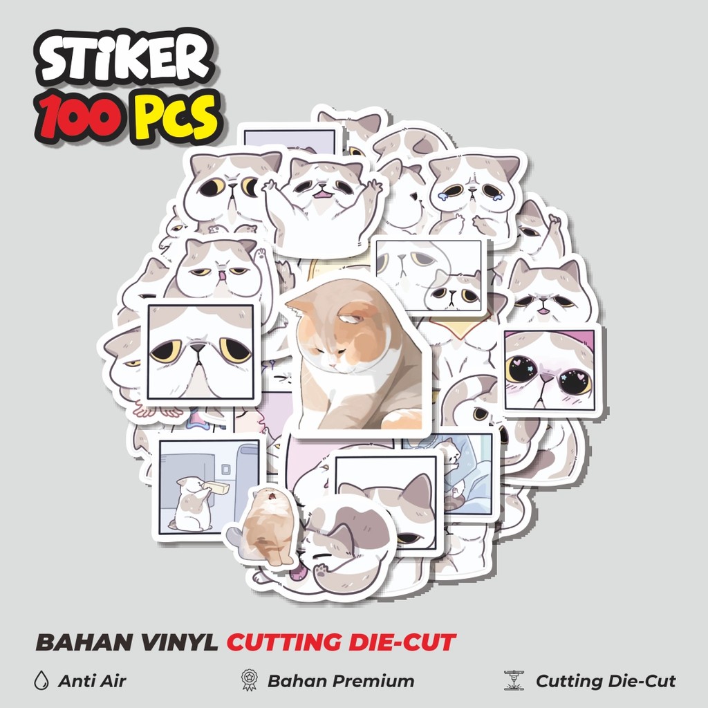 

Terbaru! 50 pcs Stiker Kartun Funny Yogurtbez Dekorasi Lucu Kreatif untuk Notebook, Skateboard, HP