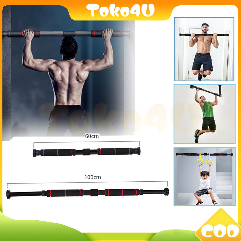 adjustable pull up bar/alat pull up dinding pintu fitnes olahraga/tiang latihan pull up pintu bar in