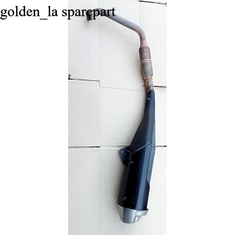 knalpot standar Yamaha R15 V3 cabutan original